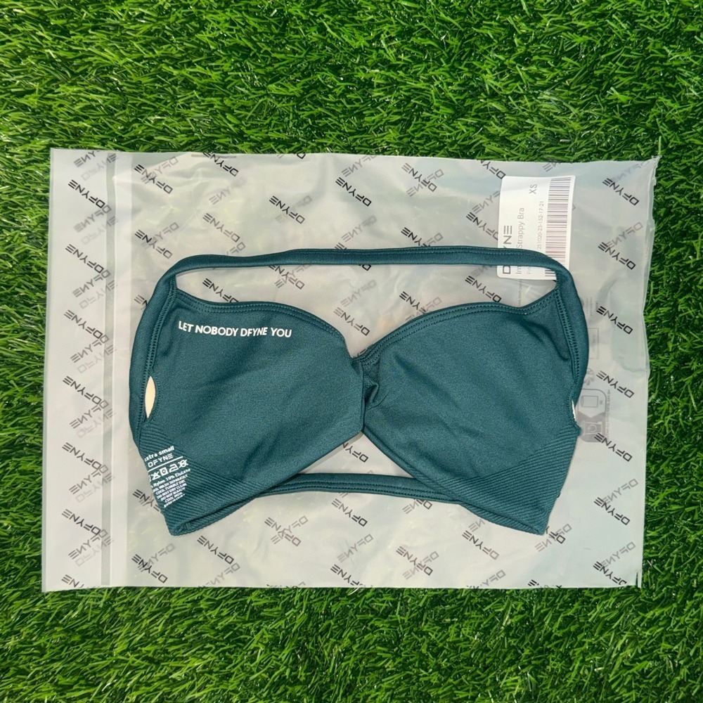 Dfyne impact strappy bra pine extra small - Picture 3 of 5